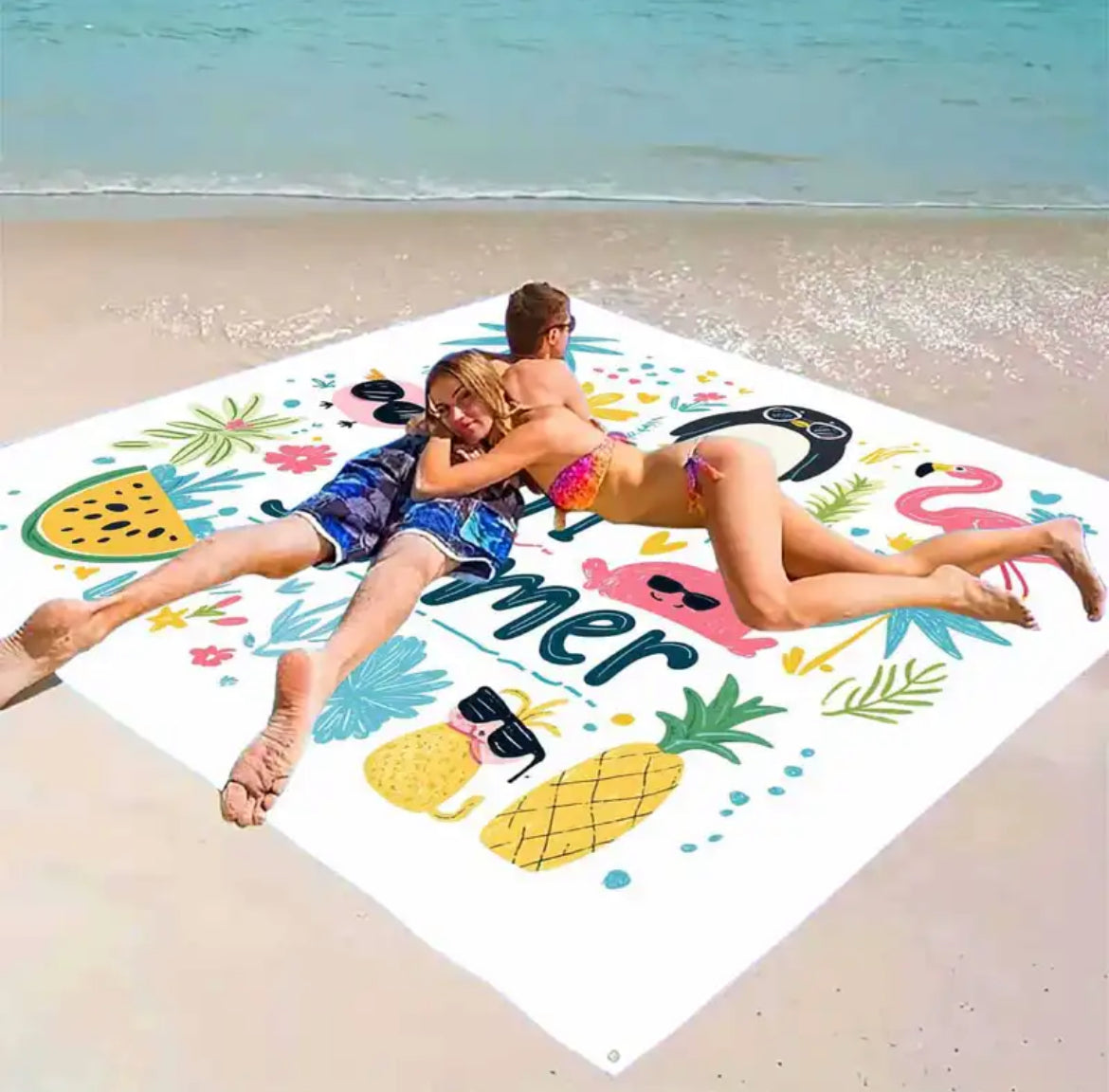 Vibrant Beach Mats | Extra Large | 200x180 cm | Multiple Styles