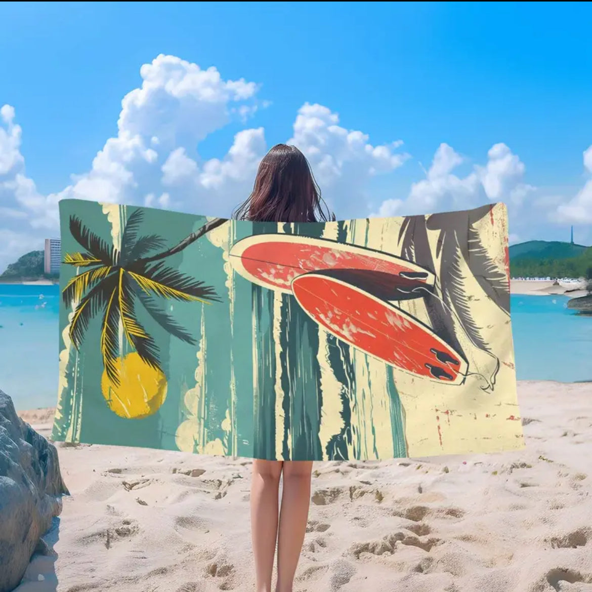 Tropical Vibes Beach Towels | Extra Large | 90x180cm